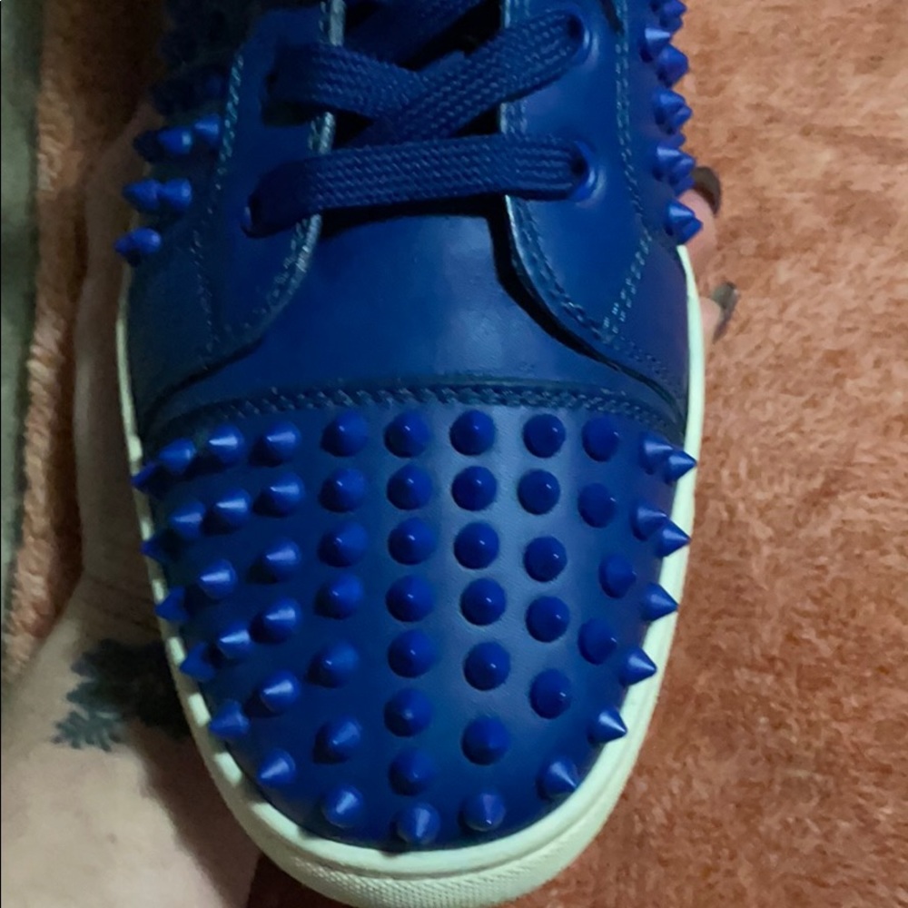 Men’s Louis Vuitton blue spike hightop - Picture 4 of 8